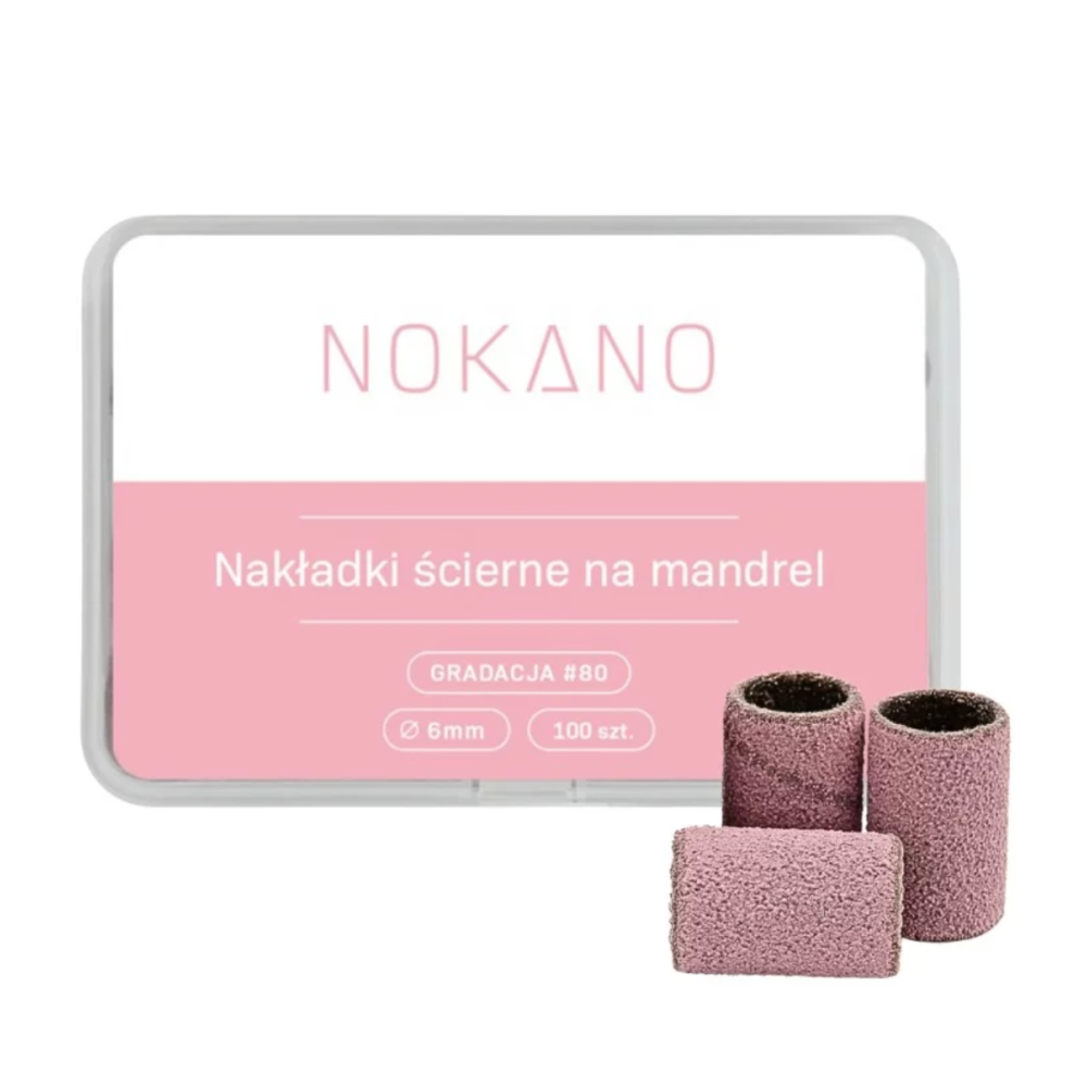 Nakładki Ścierne 6mm Gradacja 80 100 Sztuk